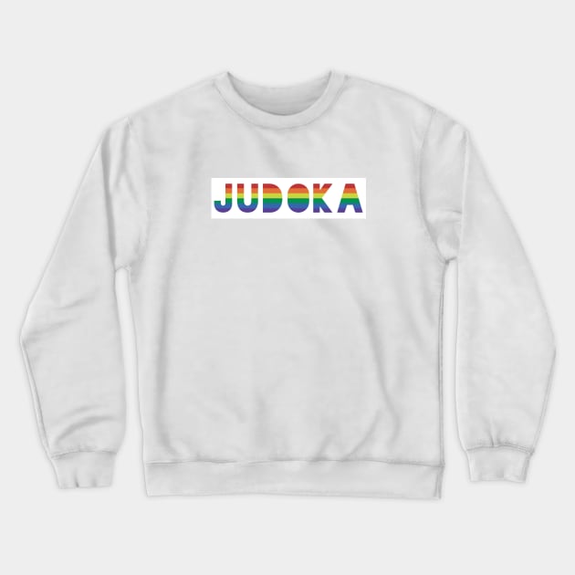 Judoka Gay Pride Crewneck Sweatshirt by QCult